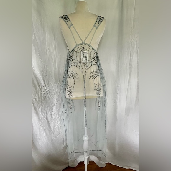 Free People beaded embellished slip dress, M - Picture 8 of 15